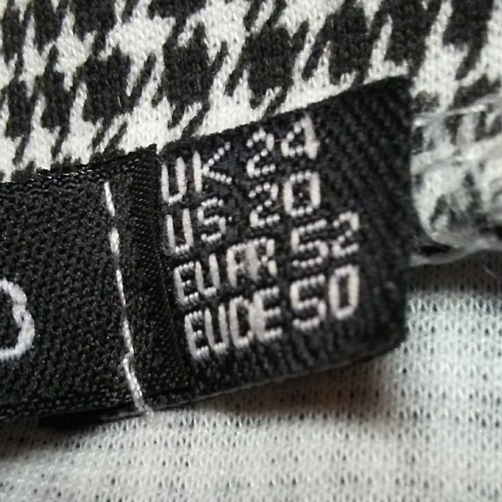 NWT BooHoo Houndstooth Check Pinafore Skirt - Picture 6 of 8